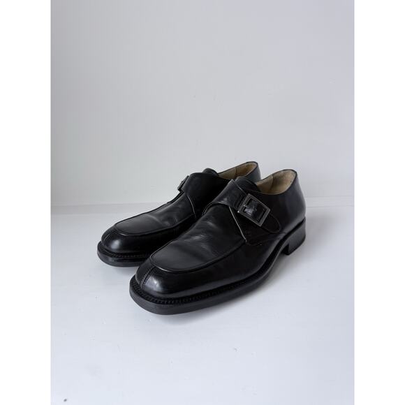 Giorgio Brutini Mens Leather Buckle Monk Strap Dress Shoes Black Size 9 main image 8